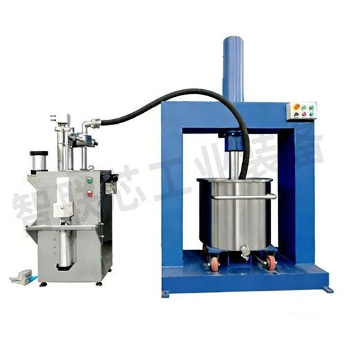 单柱式压料机